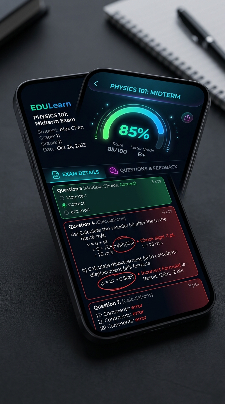 Parikshawala Mobile App Interface